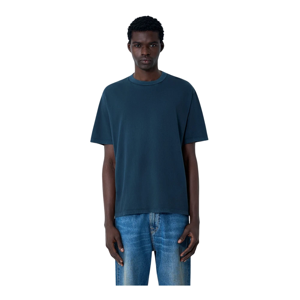 Our Legacy Men's Blue T-Shirts, 2XL, Box T-Shirt