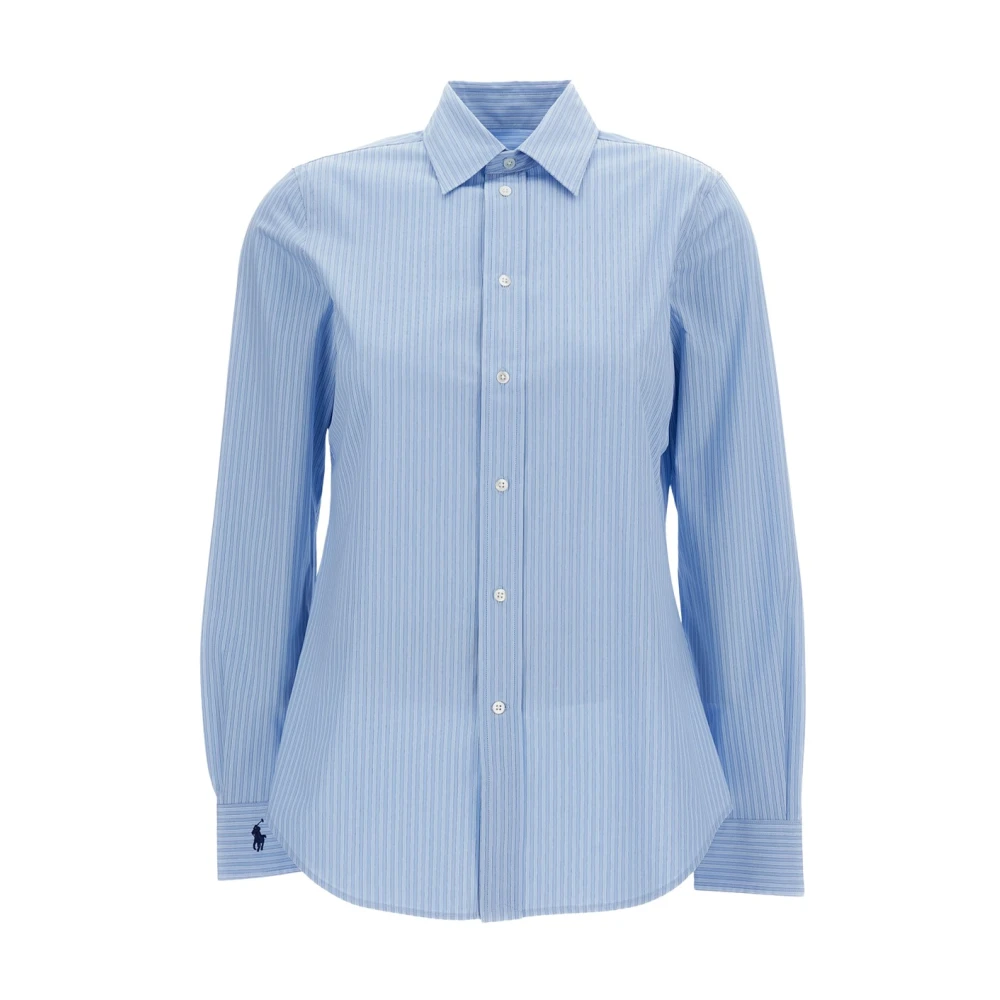 Polo Ralph Lauren Blue Striped Shirt - Female - Shirts - 3XS - Blouses & Shirts