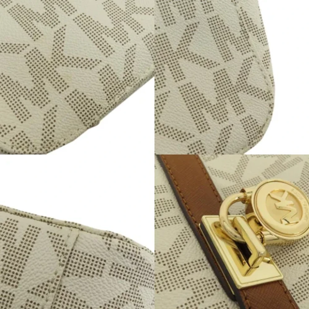 Michael Kors Pre-owned Canvas crossbody-bags White Dames