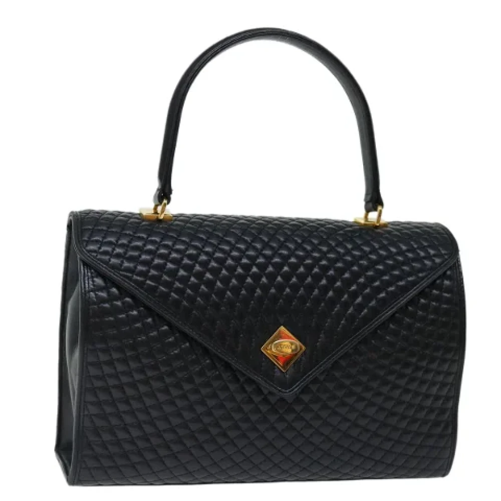Bally Pre-owned Leather handbags Black Dames