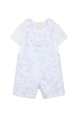 Toile de Jouy Dungaree Set
