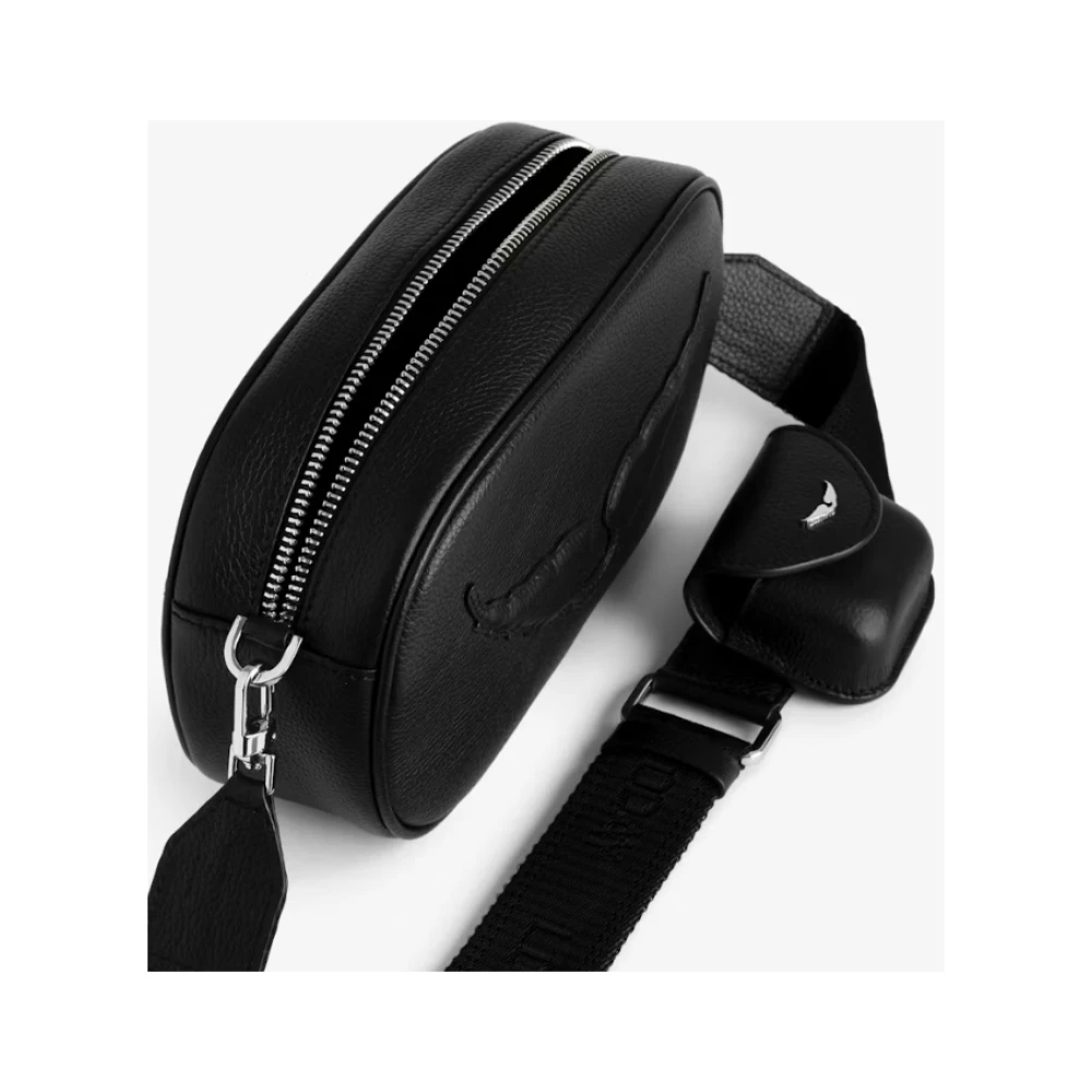Zadig & Voltaire Zwarte cameratas met schouderband Black Dames