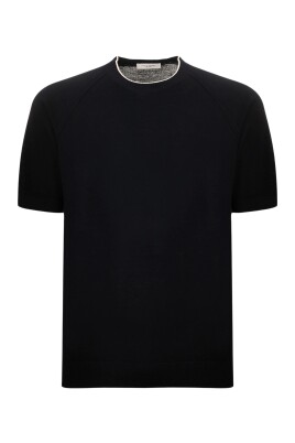contrast-trim-raglan-sleeve-t-shirt