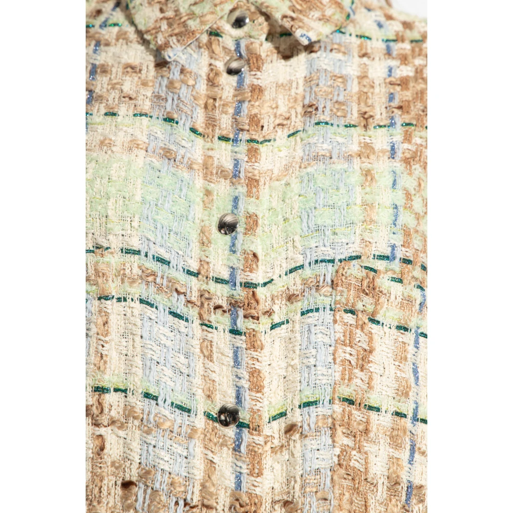 IRO Maryse oversized tweed shirt Multicolor Dames