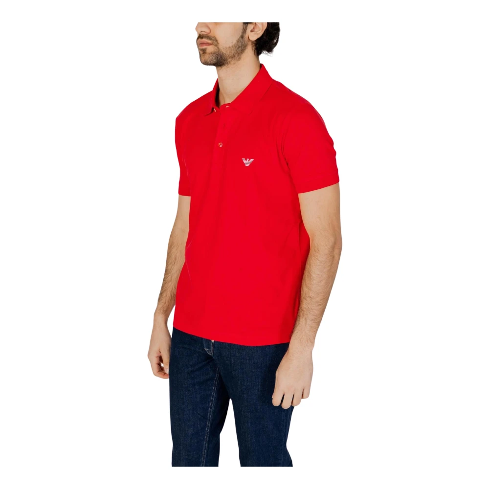 Emporio Armani Polo Shirts Red Heren