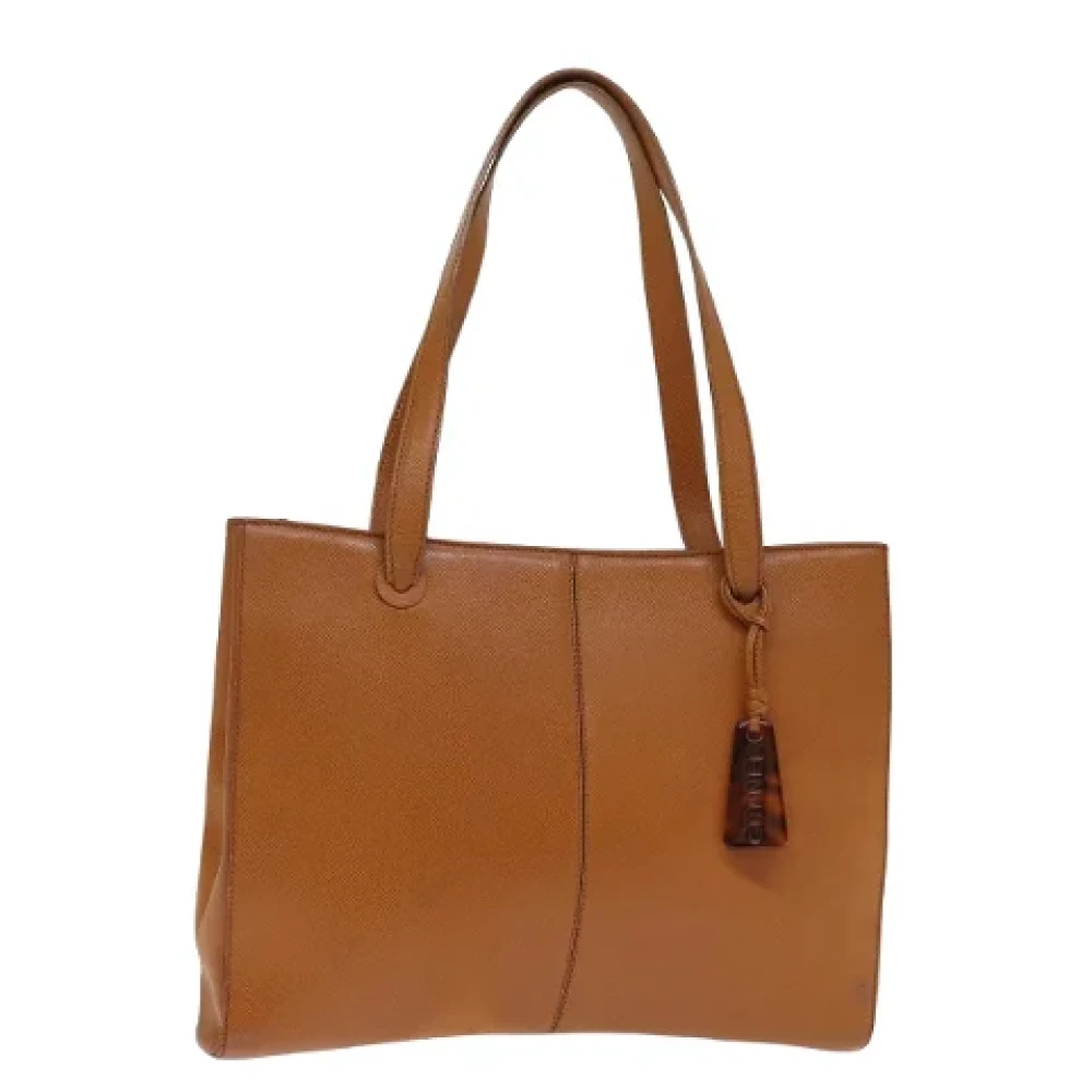 Chanel Vintage Pre-owned Leather totes Brown Dames