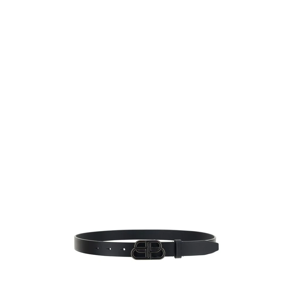 Balenciaga Iconische gesp kalfsleren riem Black Dames