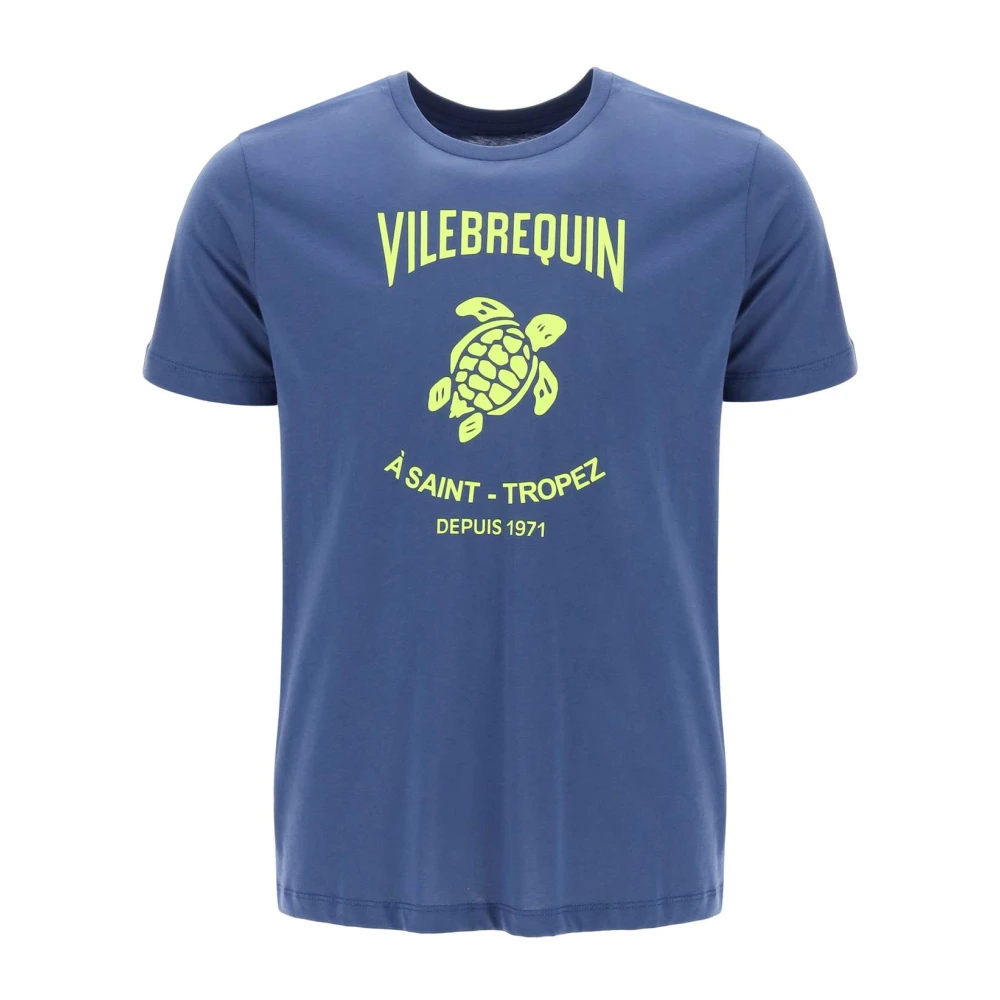 Vilebrequin T-Shirts Blue Heren