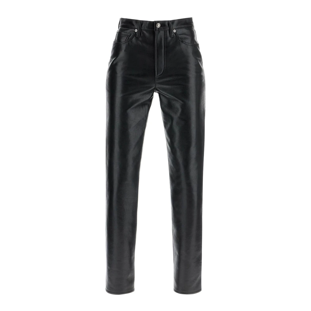 Trousers > Leather Trousers - - Agolde - Modalova