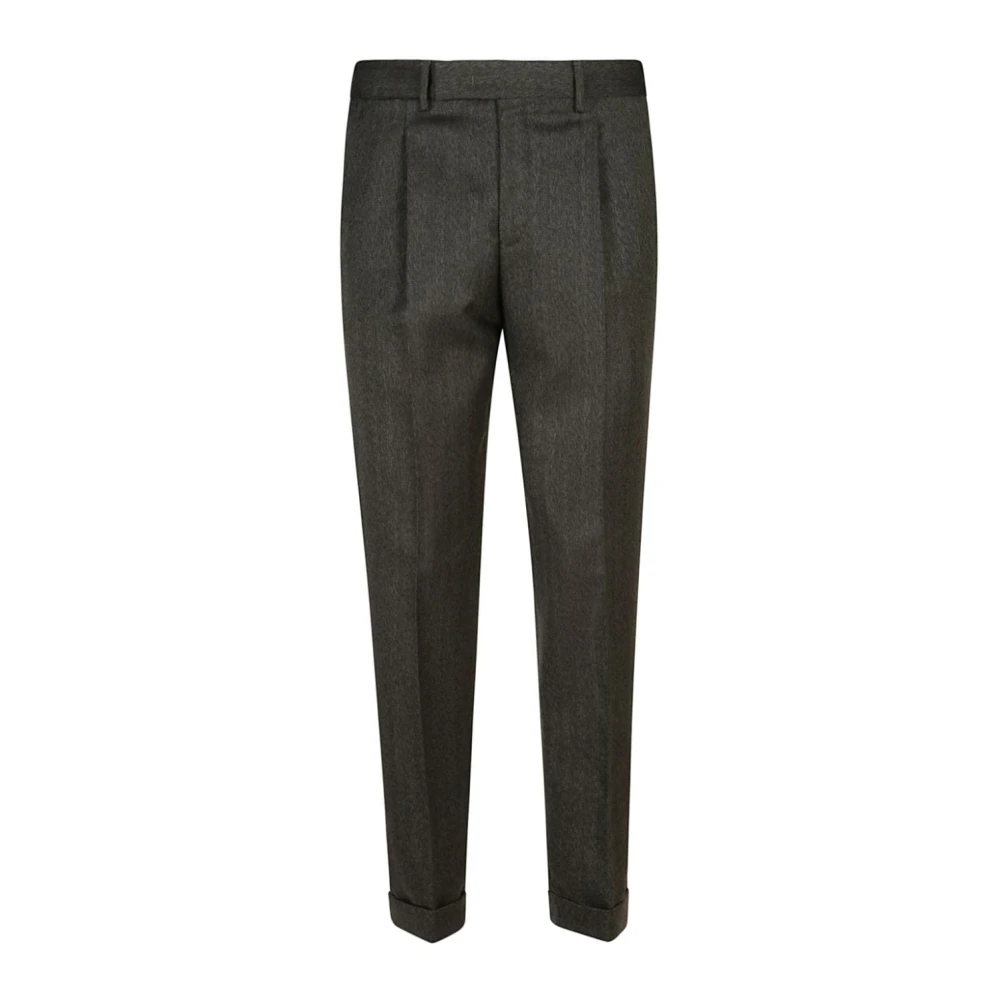 PT Torino Groene Wollen Broek Elegante Stijl Green Heren
