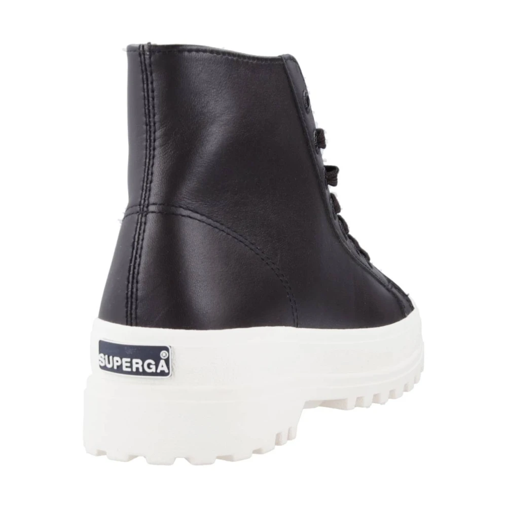 Superga Lace-up Boots Black Dames