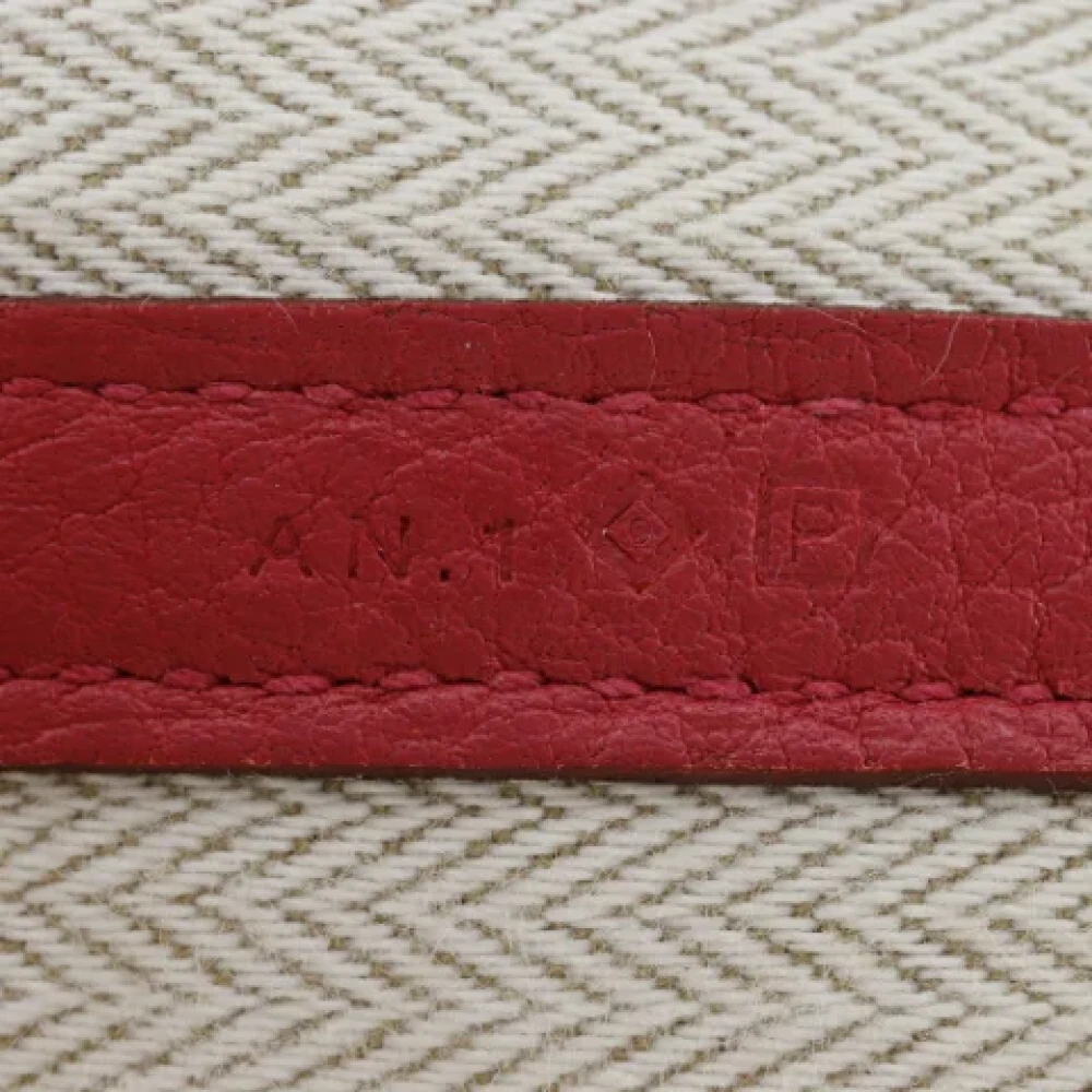 Hermès Vintage Pre-owned Leather handbags Red Dames