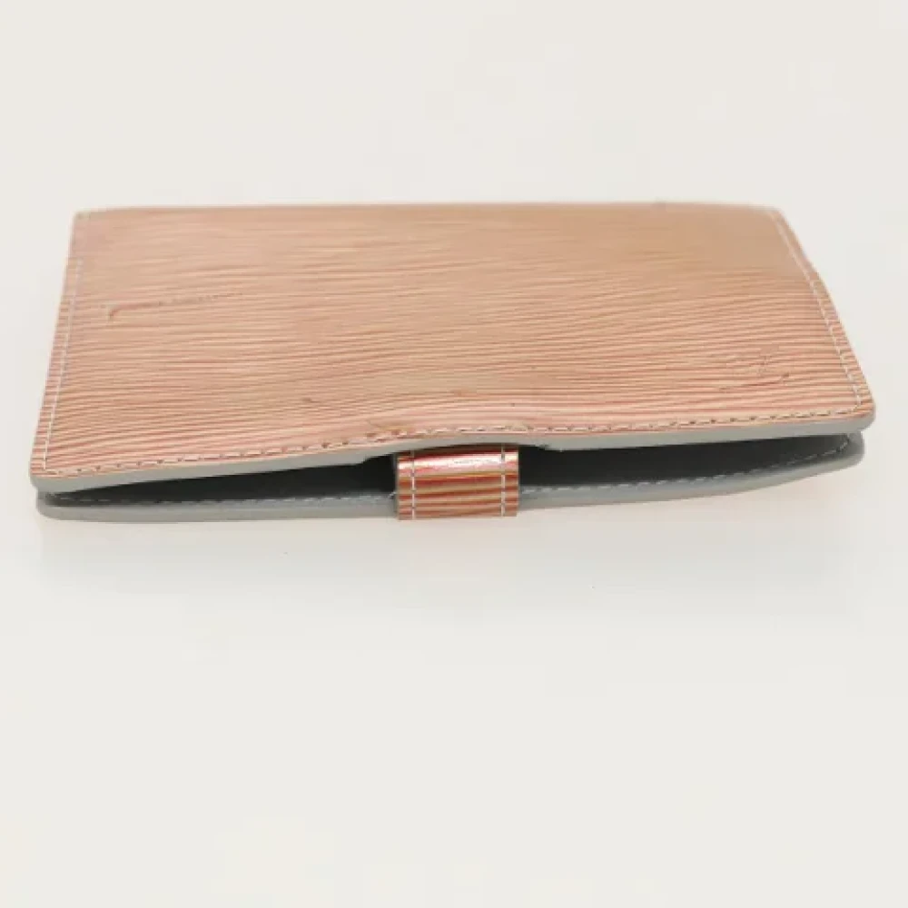Louis Vuitton Vintage Pre-owned Leather clutches Orange Dames