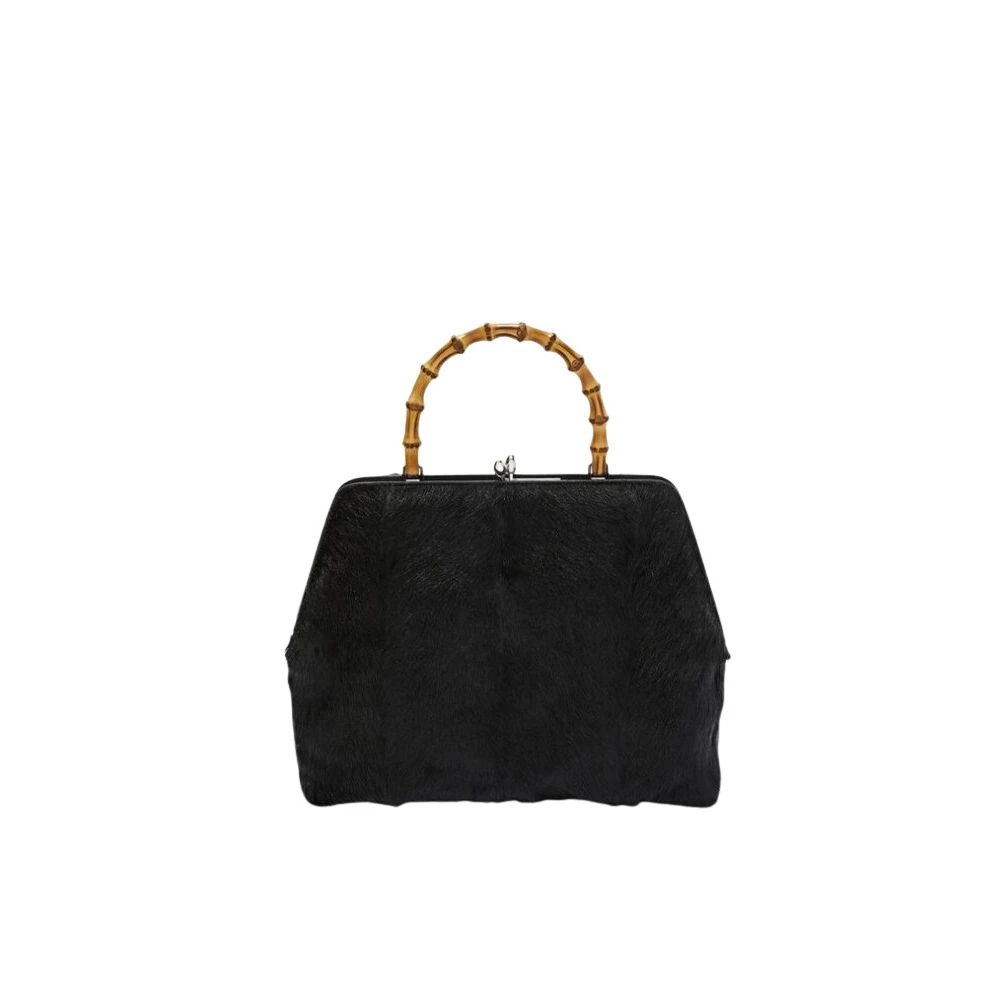 Jil Sander Women's Black Bamboo Square Bag