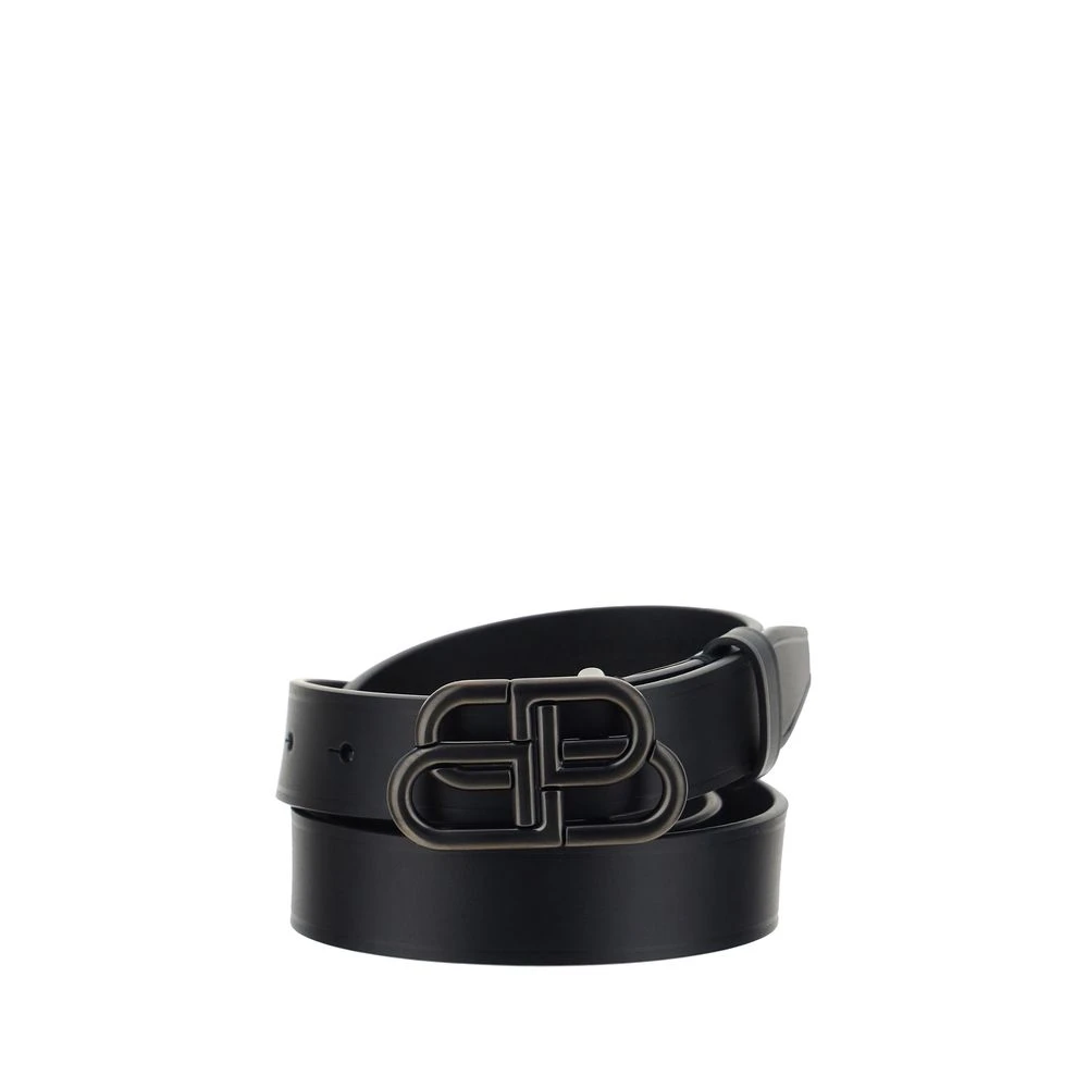 Balenciaga Iconische gesp kalfsleren riem Black Dames
