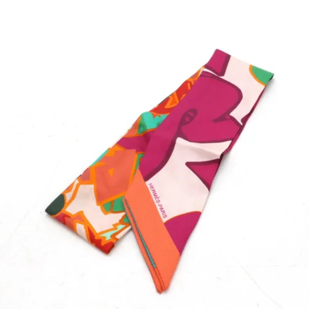 Hermès Vintage Pre-owned Canvas scarves Multicolor Dames