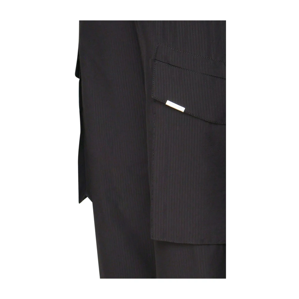Represent Cargo Broek Marineblauw Elastische Taille Black Heren