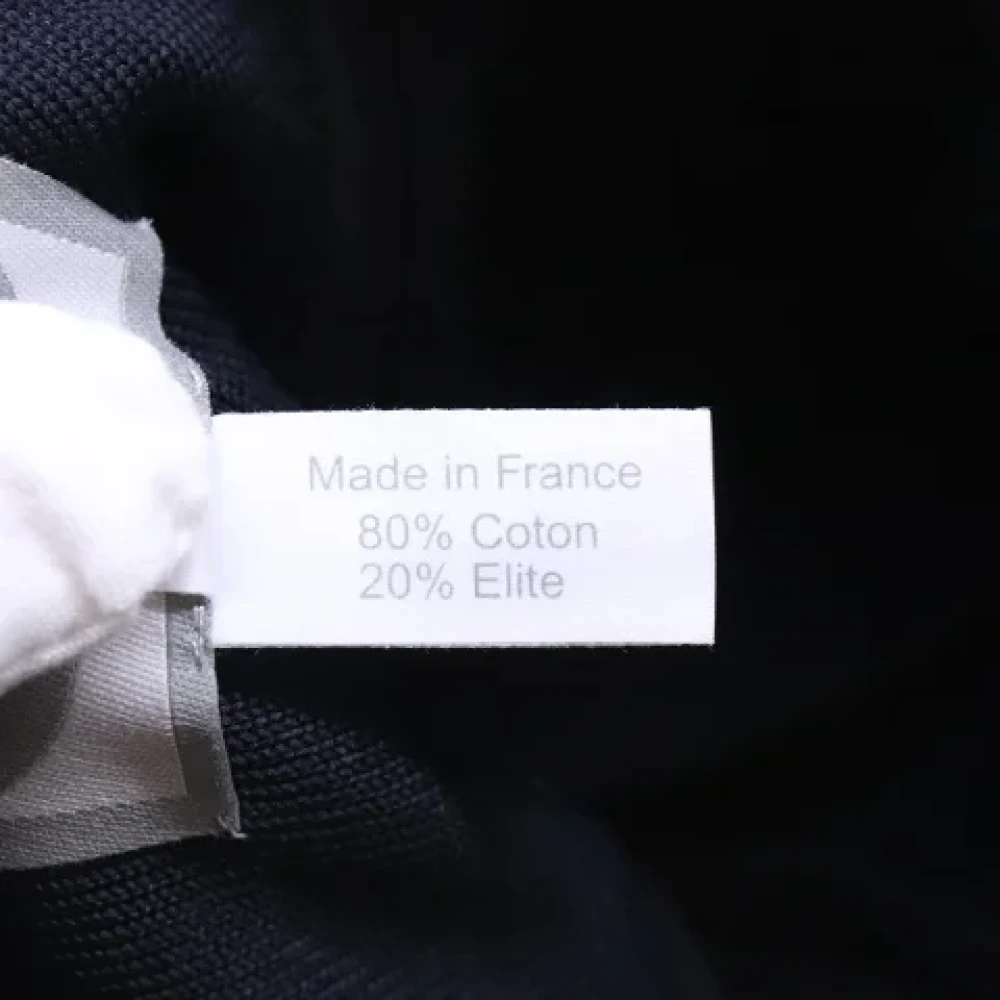 Chanel Vintage Pre-owned Cotton hats Black Dames