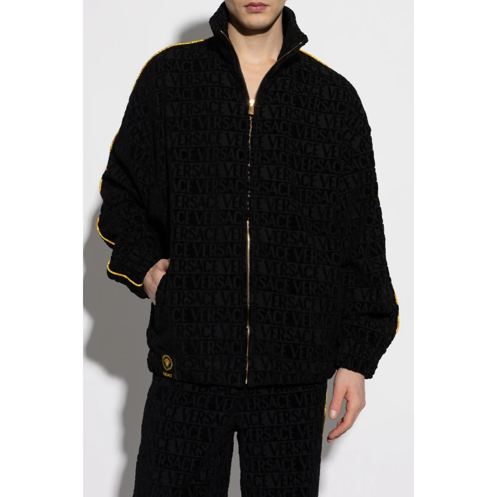 Versace Sweatshirt met logo Black Unisex