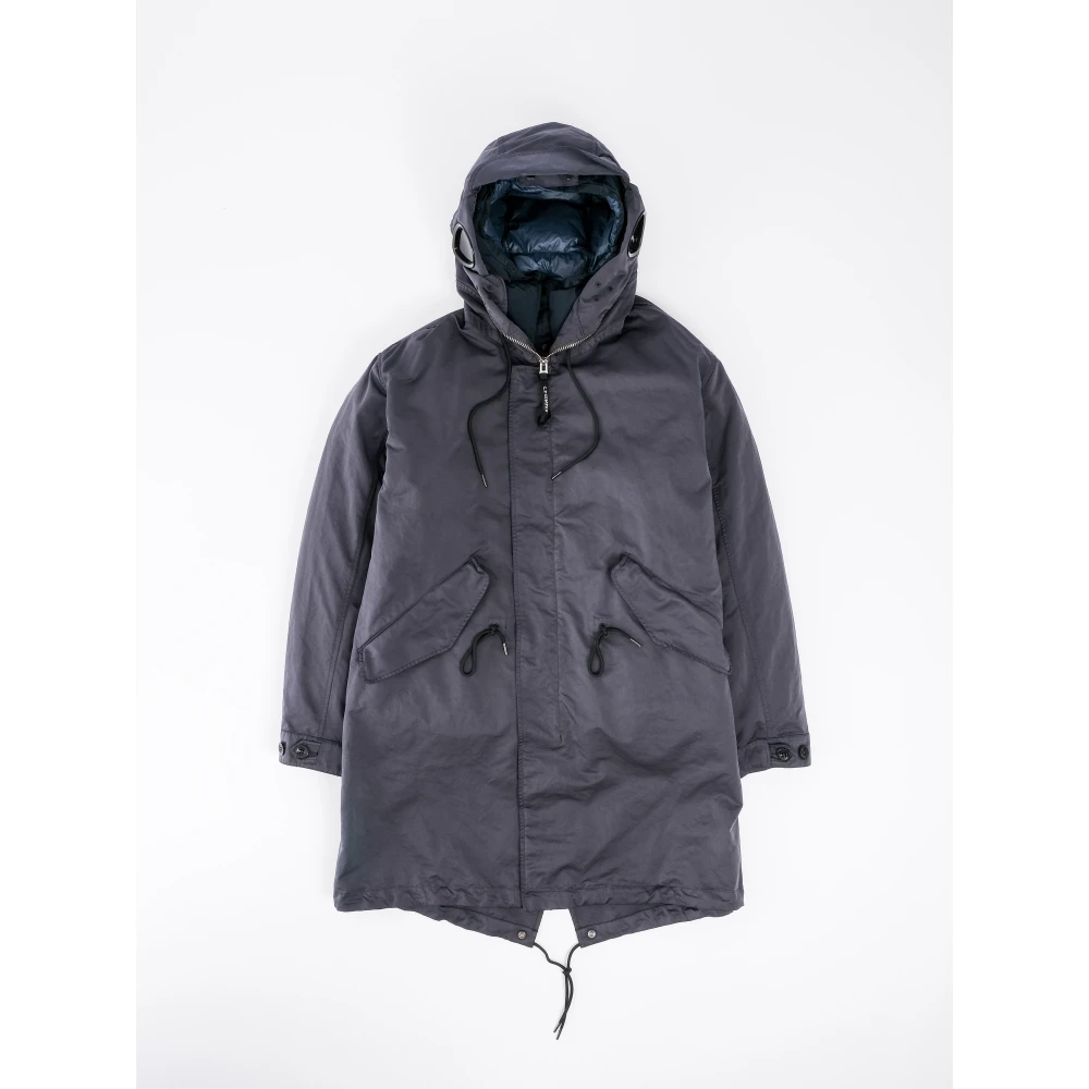 C.p. Company Explorer Fishtail Parka i Micro Kei Black, Herr