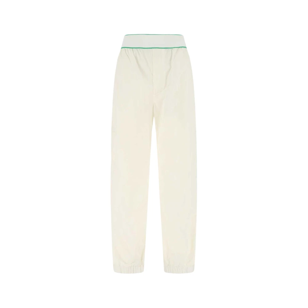 Bottega Veneta Femme Blanc Pantalons, Taille: 40 Fr Technical Nylon Cargo Pants