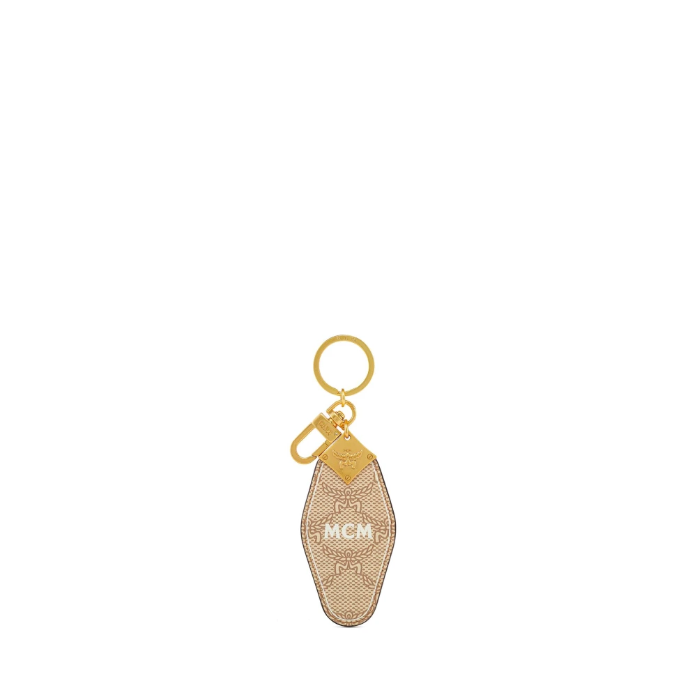 MCM Sleutelhanger Hemel in Lauretos Beige Unisex