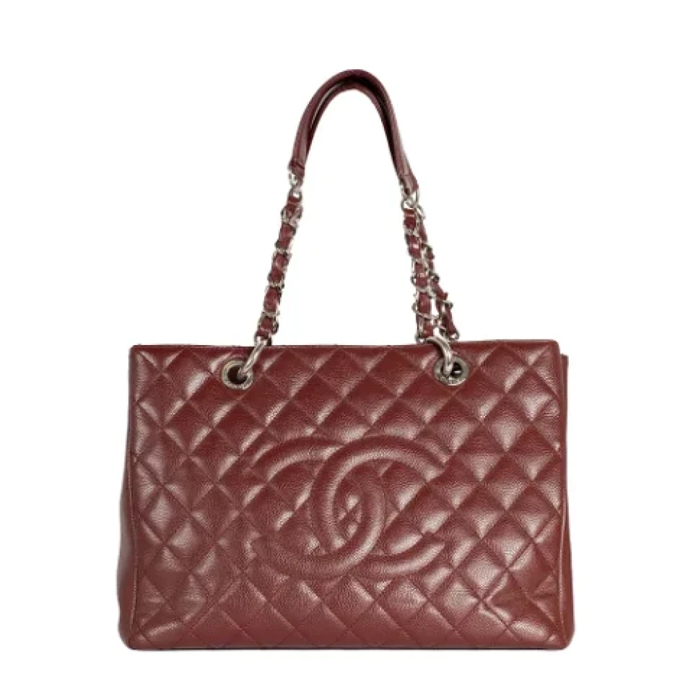 Chanel Vintage Pre-owned Leather chanel-bags Red Dames