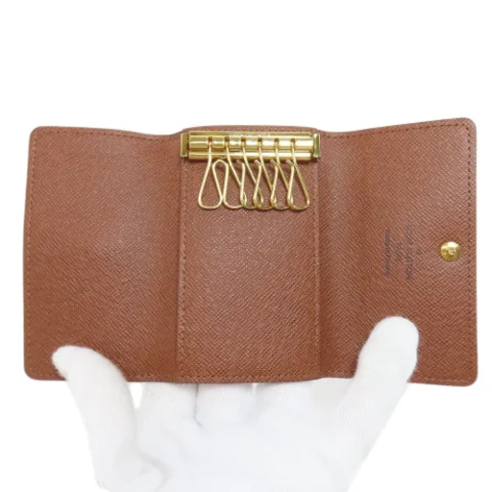 Louis Vuitton Vintage Pre-owned Canvas key-holders Brown Dames