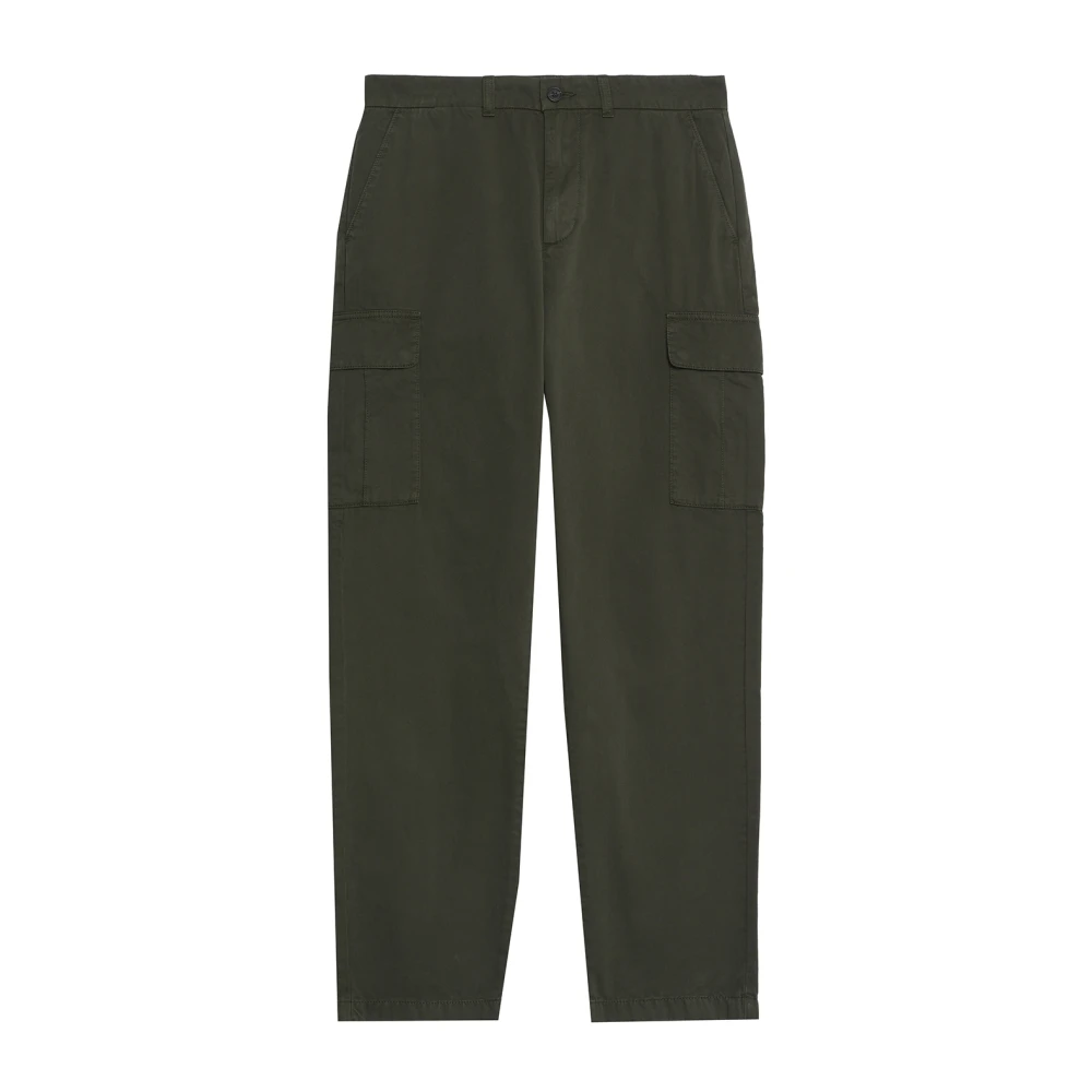 Lyle & Scott Men's Green Straight Trousers, W32 L32, Cargo Pocket Trouser