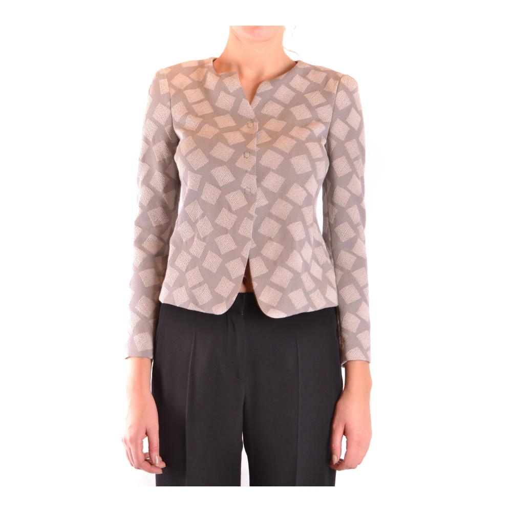 Armani - Jackets > Blazers - Gray - Armani - Modalova