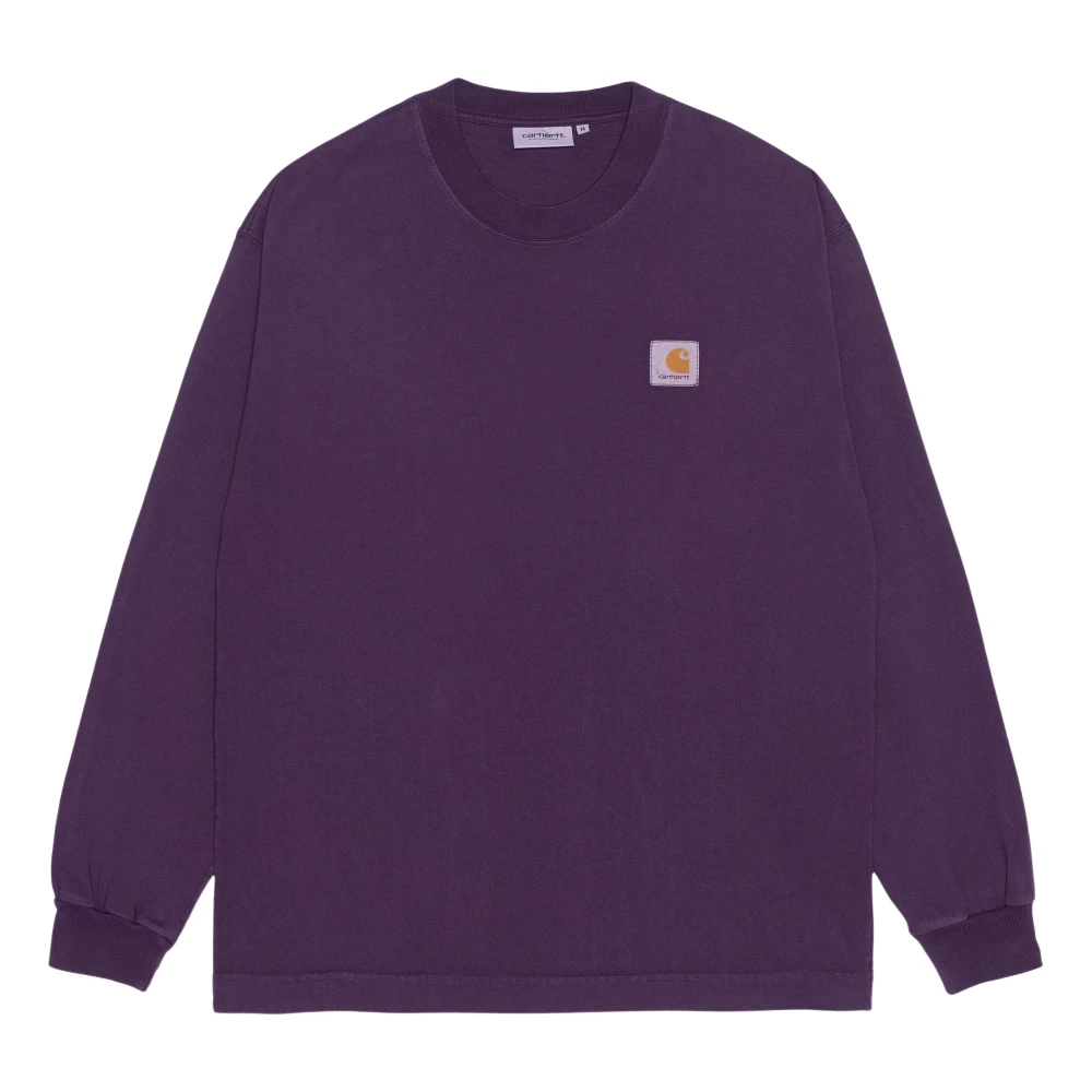 Carhartt WIP Vista T-Shirt Zwaar Bio-Katoenen Jersey Pigmentgeverfd Purple Heren