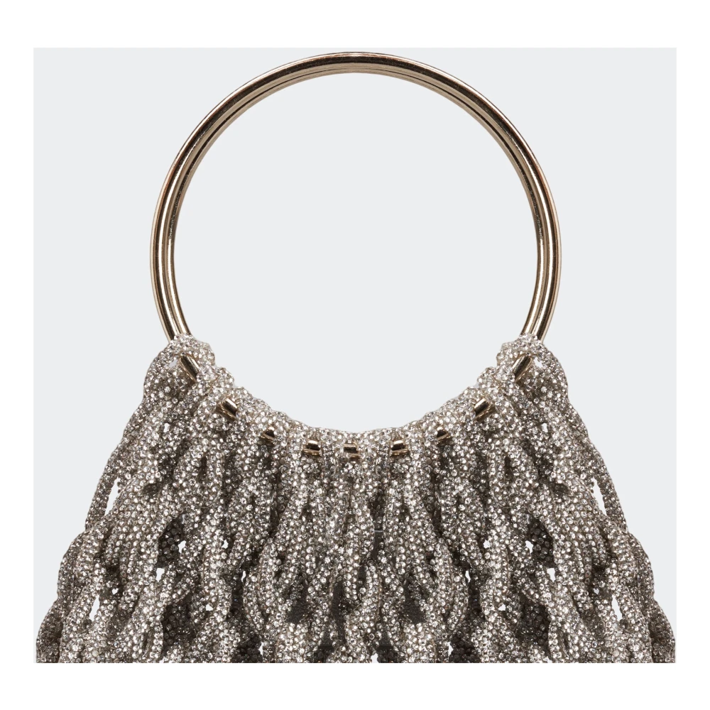 Hibourama Elastische en ruime handtas Gray Dames