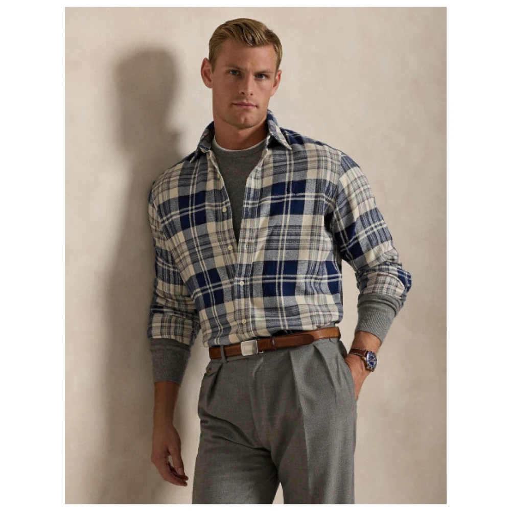 Polo Ralph Lauren Geruite katoenen flanellen overhemd Multicolor Heren