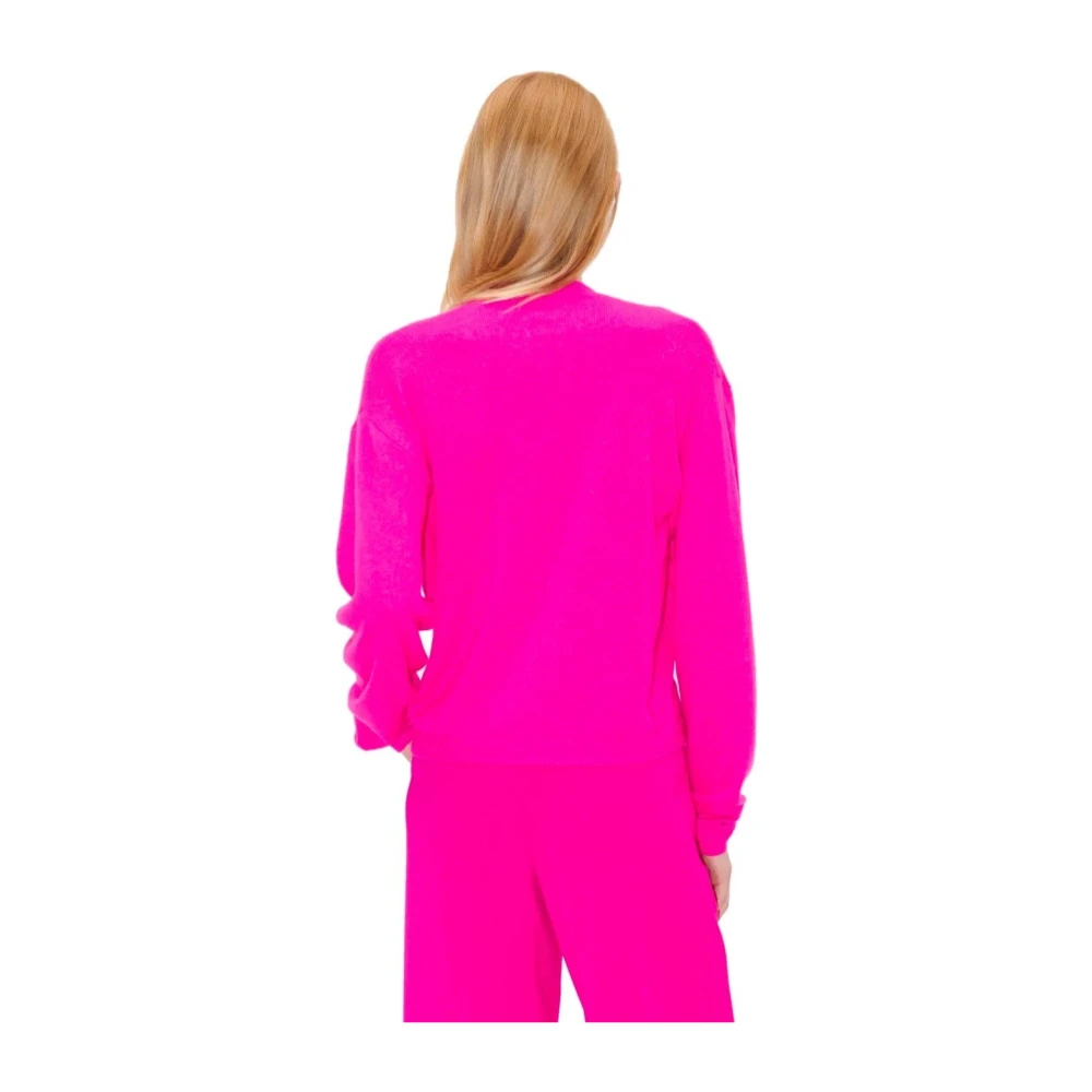 Stine Goya Fuchsia Zijdeblend Vest met Juweelknopen Pink Dames