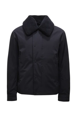 Navy Shearling Krage Dunjacka
