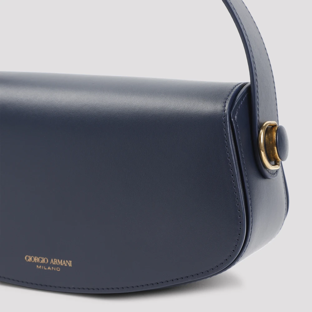 Giorgio Armani Blauwe Handtas Aw24 Dames Tassen Blue Dames