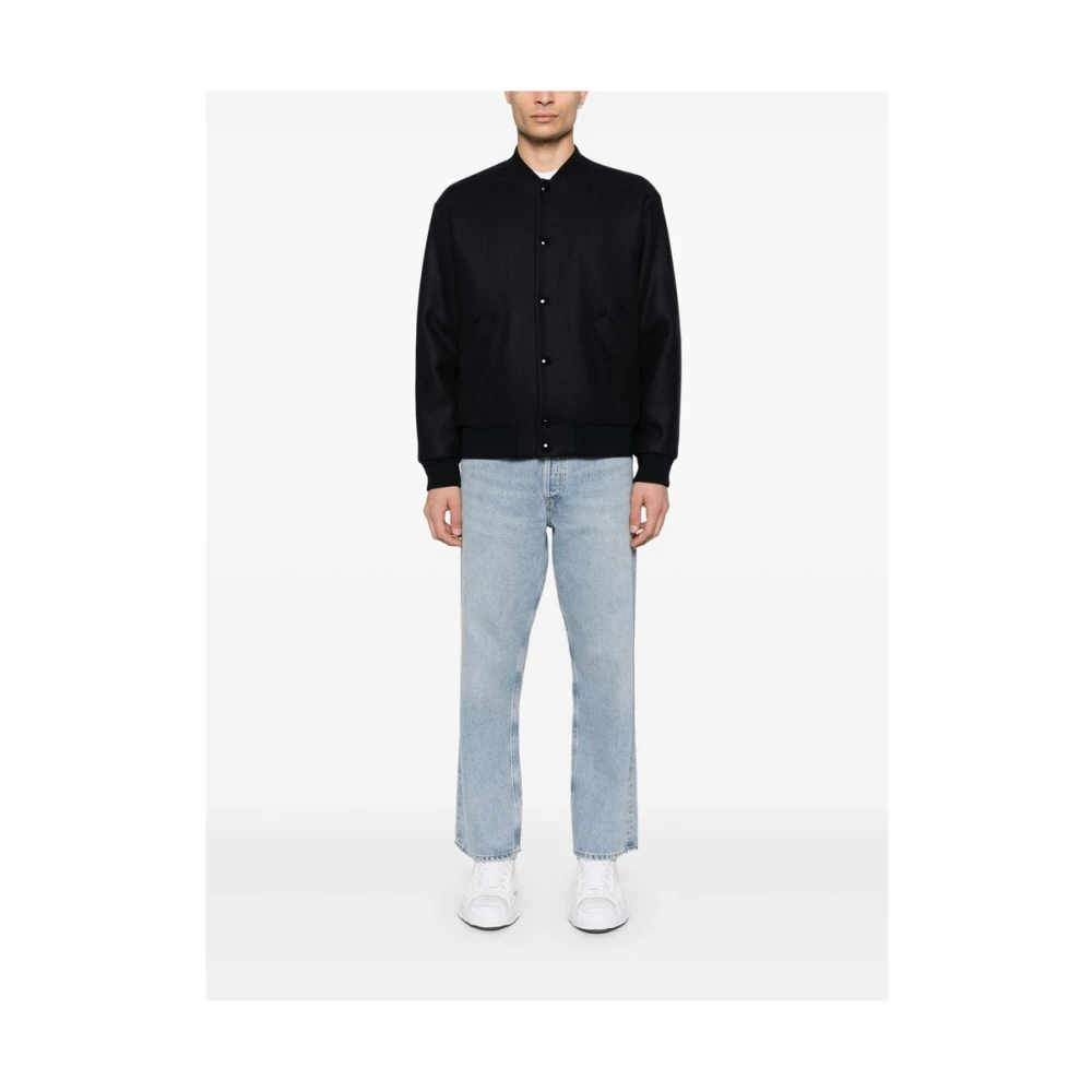 Agolde Lichtblauwe Knop Fly Jeans Blue Heren