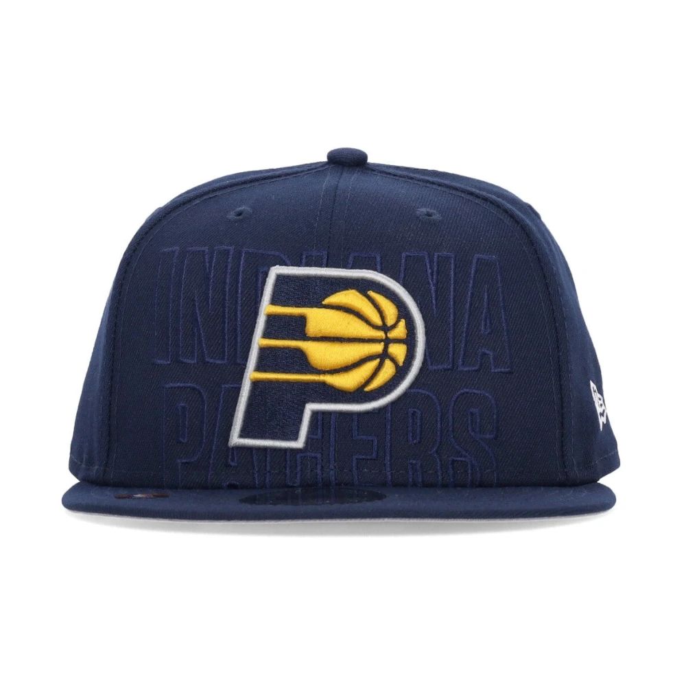 new era Indiana Pacers Platte Klep Snapback Pet Blue Unisex