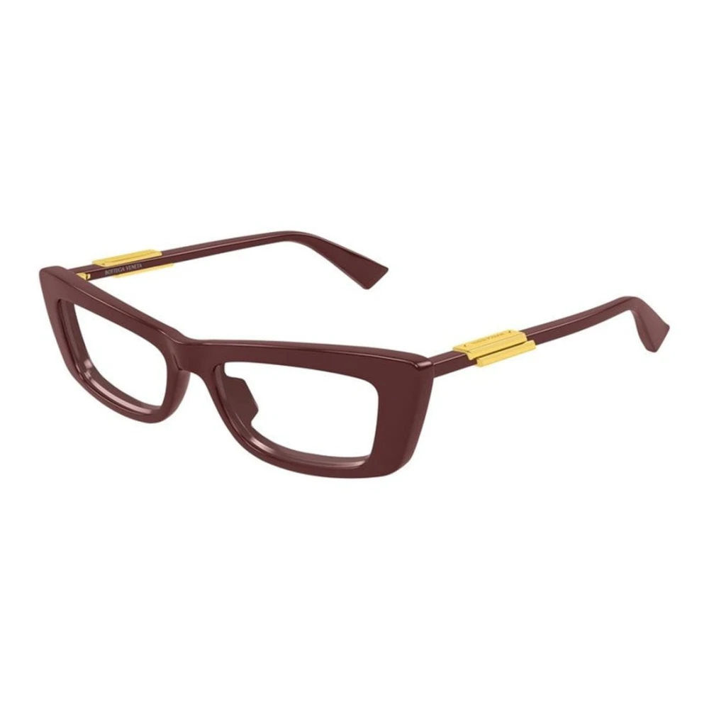 Bottega Veneta Women's Red Glasses, 55 Mm, Cat-Eye Optical Frame