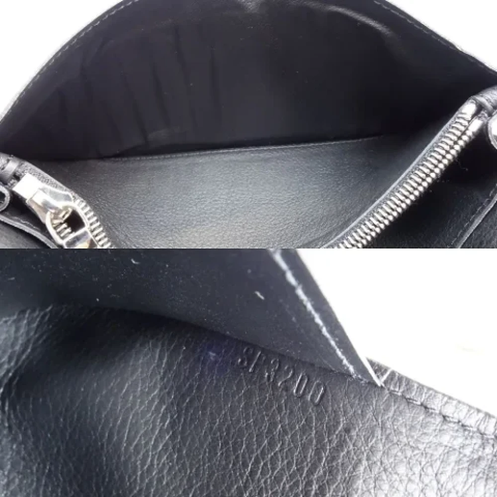 Louis Vuitton Vintage Pre-owned Leather wallets Black Heren