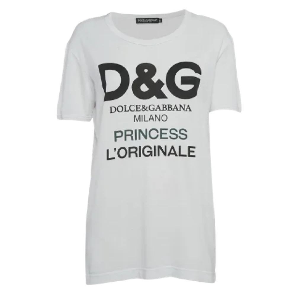 Dolce & Gabbana Pre-owned Fabric tops White Dames