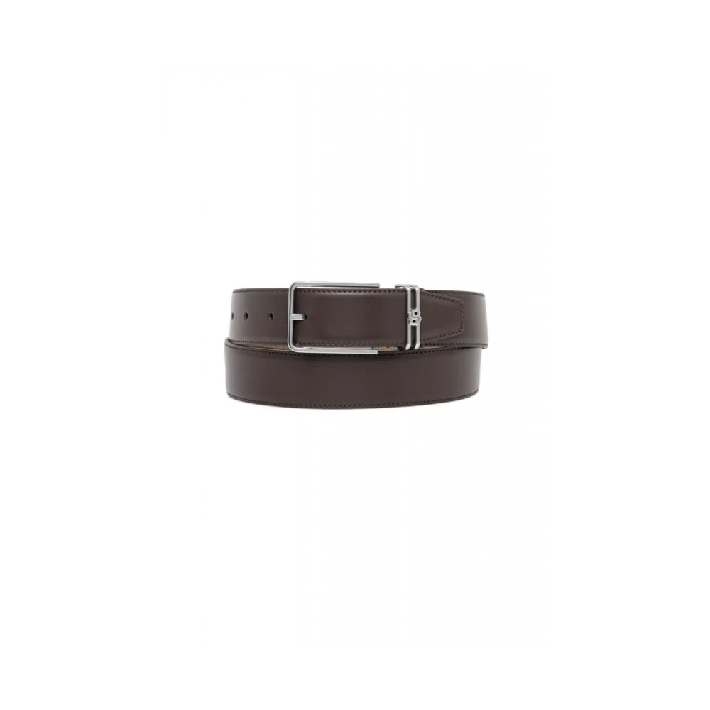 Hugo Herr Brun Accessoarer 100 Cm, Läder, Leather Belt
