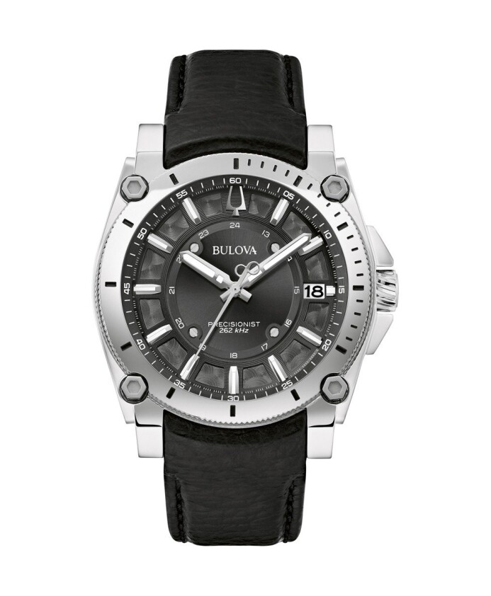 precisionist-black-leather-strap-watch