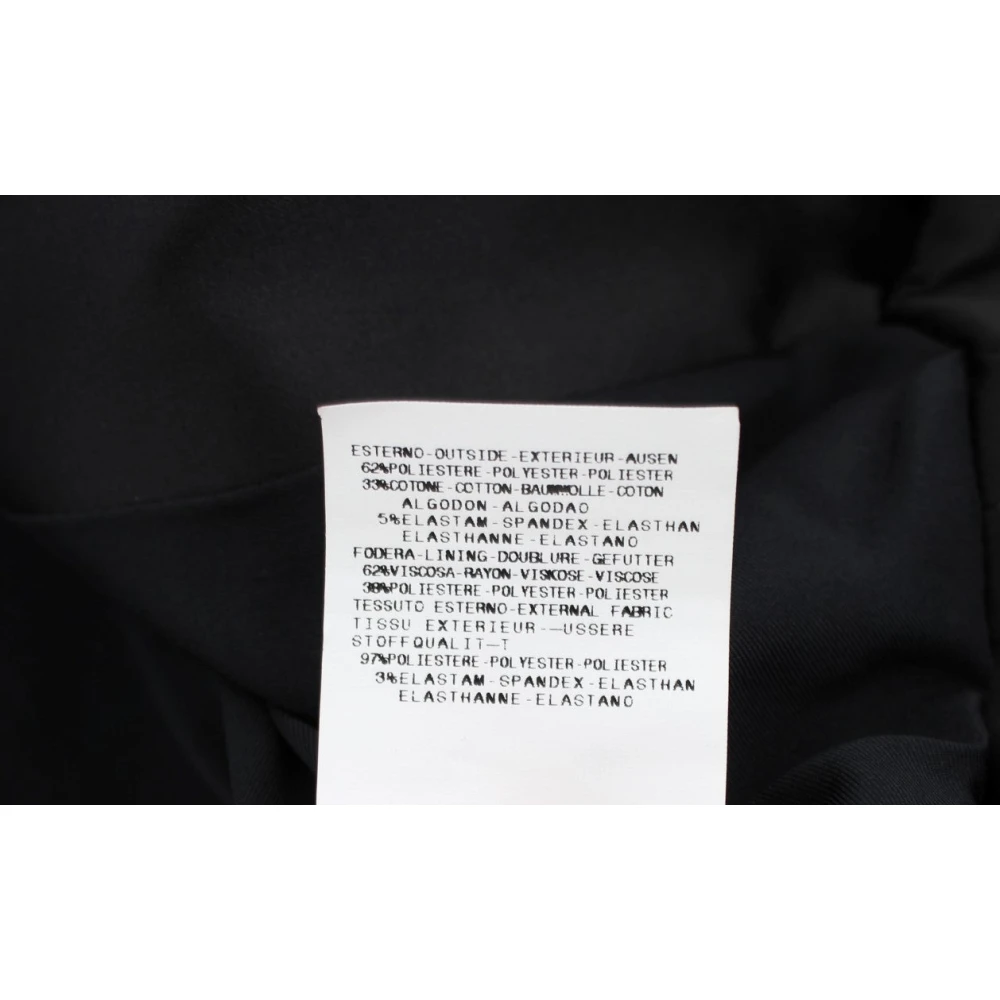 Exte Elegante Zwarte Stretch Blazer Jas Black Dames