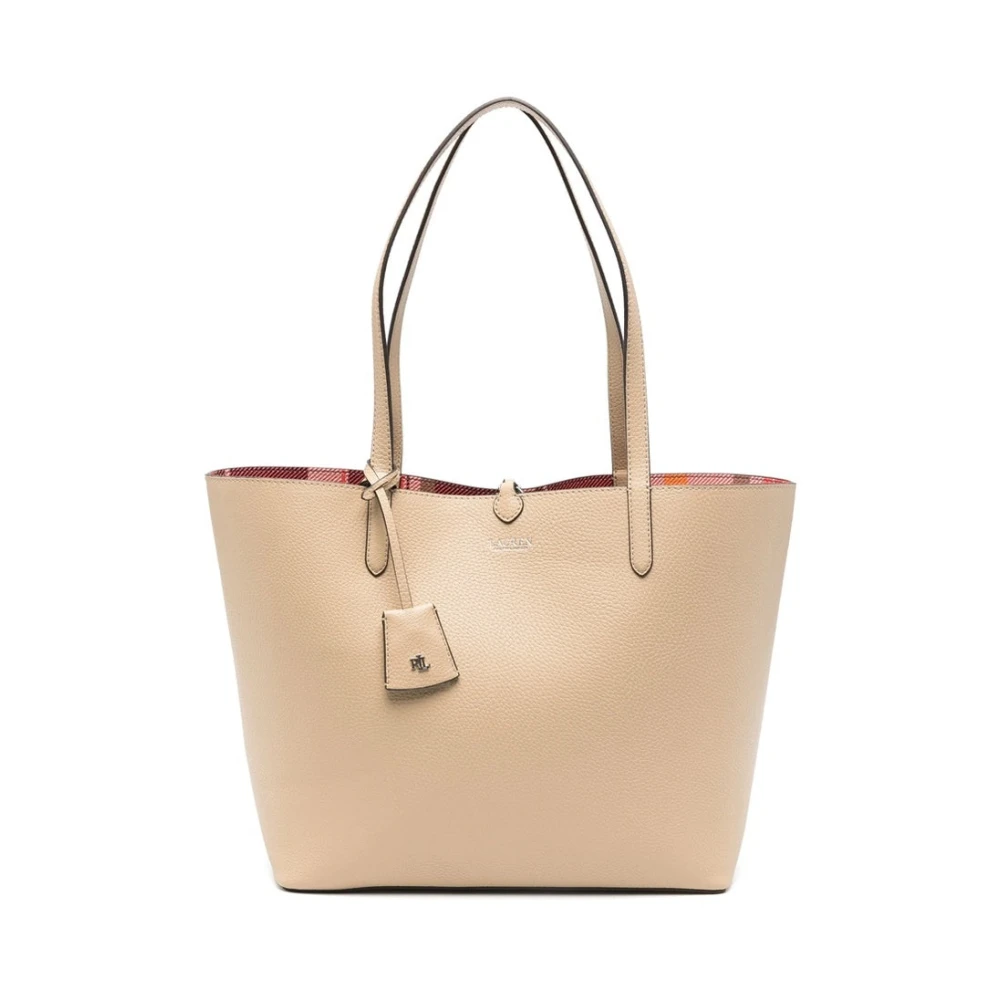 Ralph Lauren Women's Beige Reversible Tote Bag
