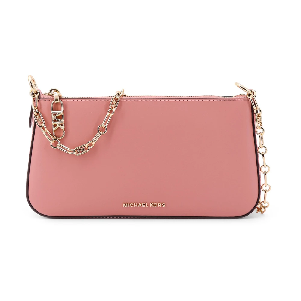 Michael Kors Roze Schoudertas met Metalen Band Pink Dames