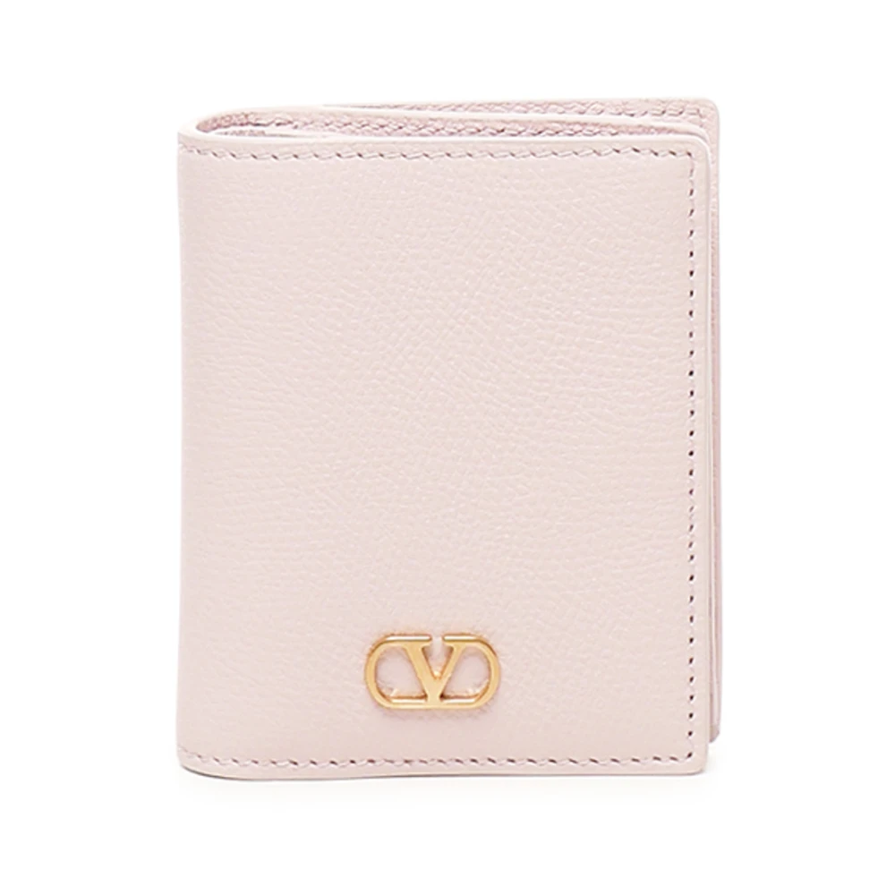 Valentino Garavani Fransk Flap Plånbok Pink, Dam