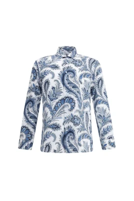 Bomull Paisley Skjorta