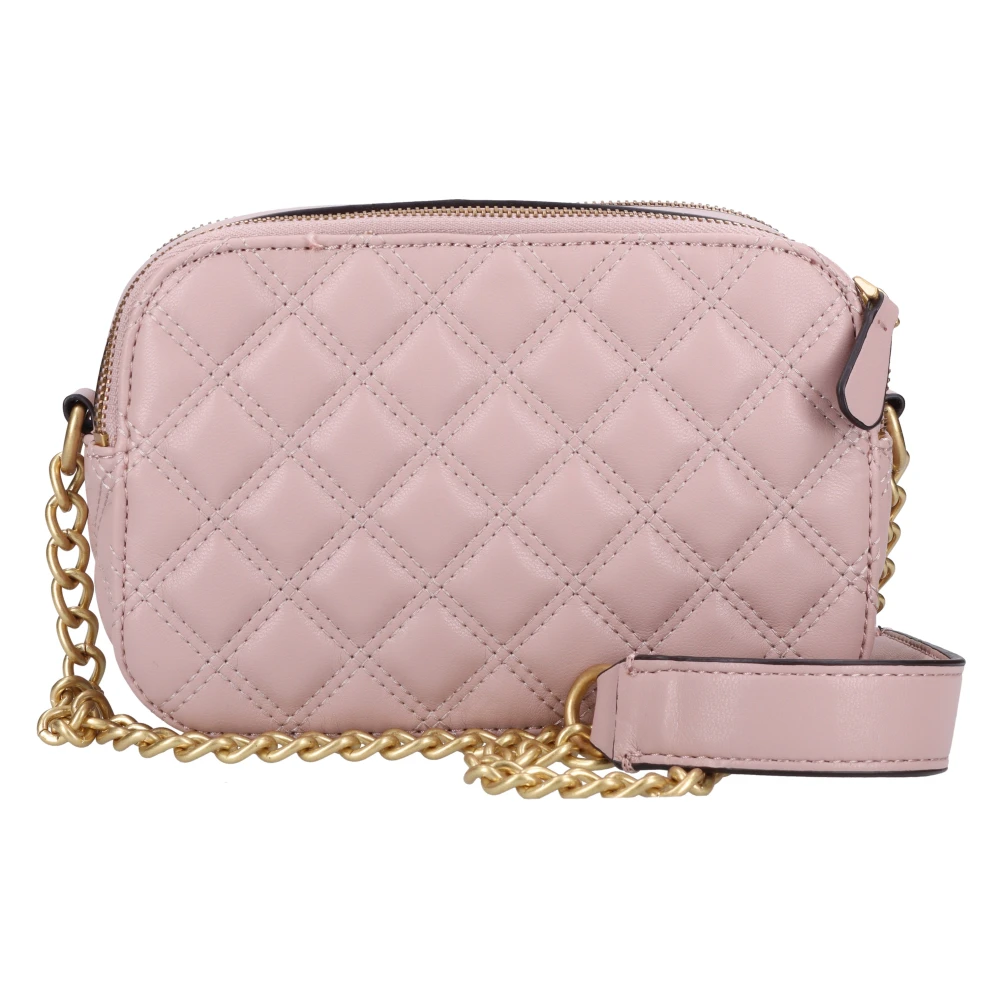 Guess Giully Quilted Camera Bag Pink Dames
