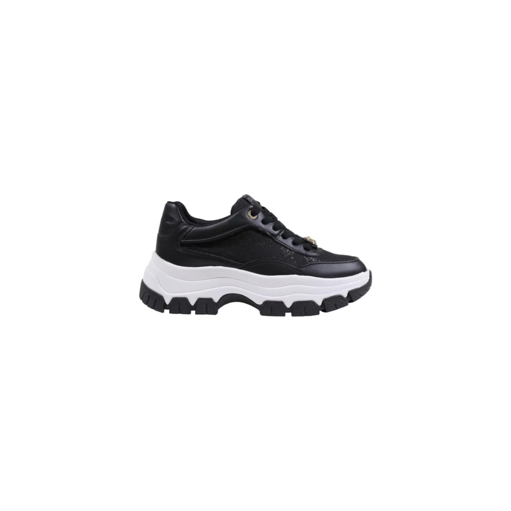 Guess Women's Black Slip-On Sporty Sneakers With Laces